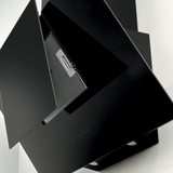 Hotte cuisine murale Silverline OLI noire 60 cm