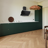 Hotte cuisine verticale Silverline LUKO verre trempé noir 60 cm