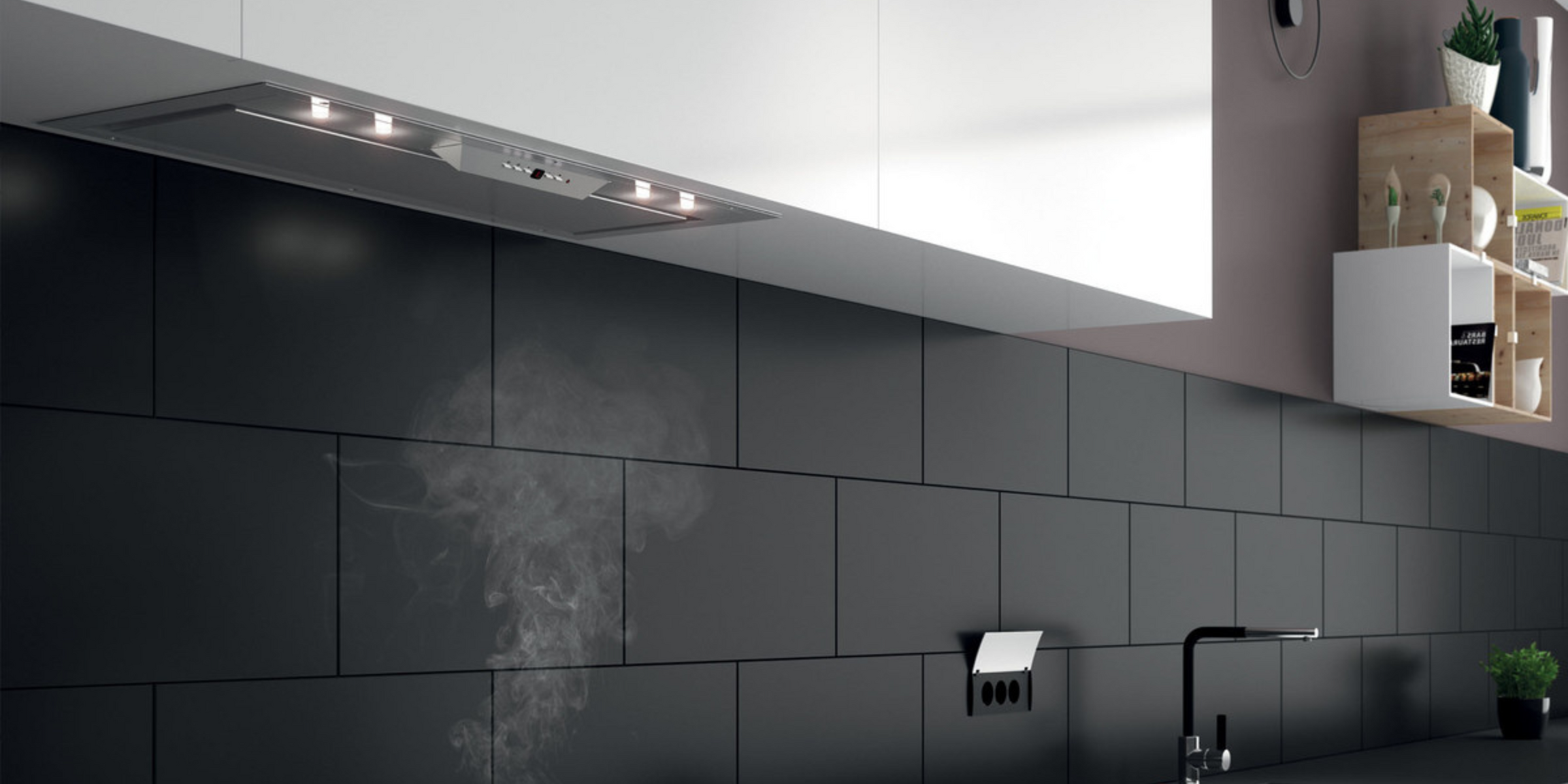 Hotte encastrable Silverline OUREA inox 60 cm, finition sobre, discrète et efficace pour cuisine encastrée