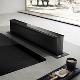 Hotte plan de travail Elica escamotable PANDORA noir 90 cm - Version recyclage
