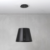 Hotte cuisine en îlot Silverline PURE PLUS noir mat 50 cm