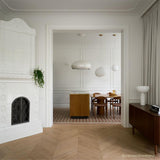 Hotte cuisine Elica suspendue SEASHELL blanc brillant 80 cm