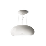 Hotte cuisine Elica suspendue SEASHELL blanc brillant 80 cm