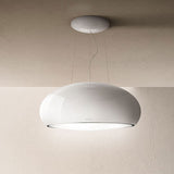 Hotte cuisine Elica suspendue SEASHELL blanc brillant 80 cm
