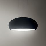 Hotte cuisine Elica suspendue SEASHELL noir mat 80 cm