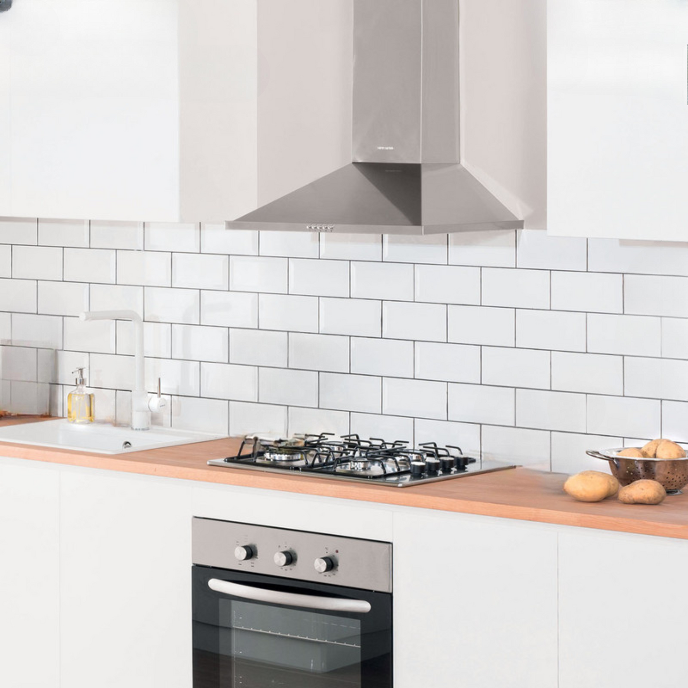 Hotte cuisine murale Silverline TESSY inox 60 cm