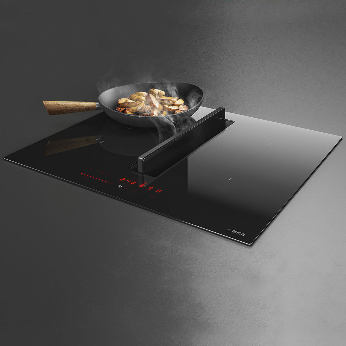 Plaque de cuisson avec hotte intégrée Elica NIKOLATESLA FIT 60cm - Évacuation pour une cuisine sur mesure pas cher