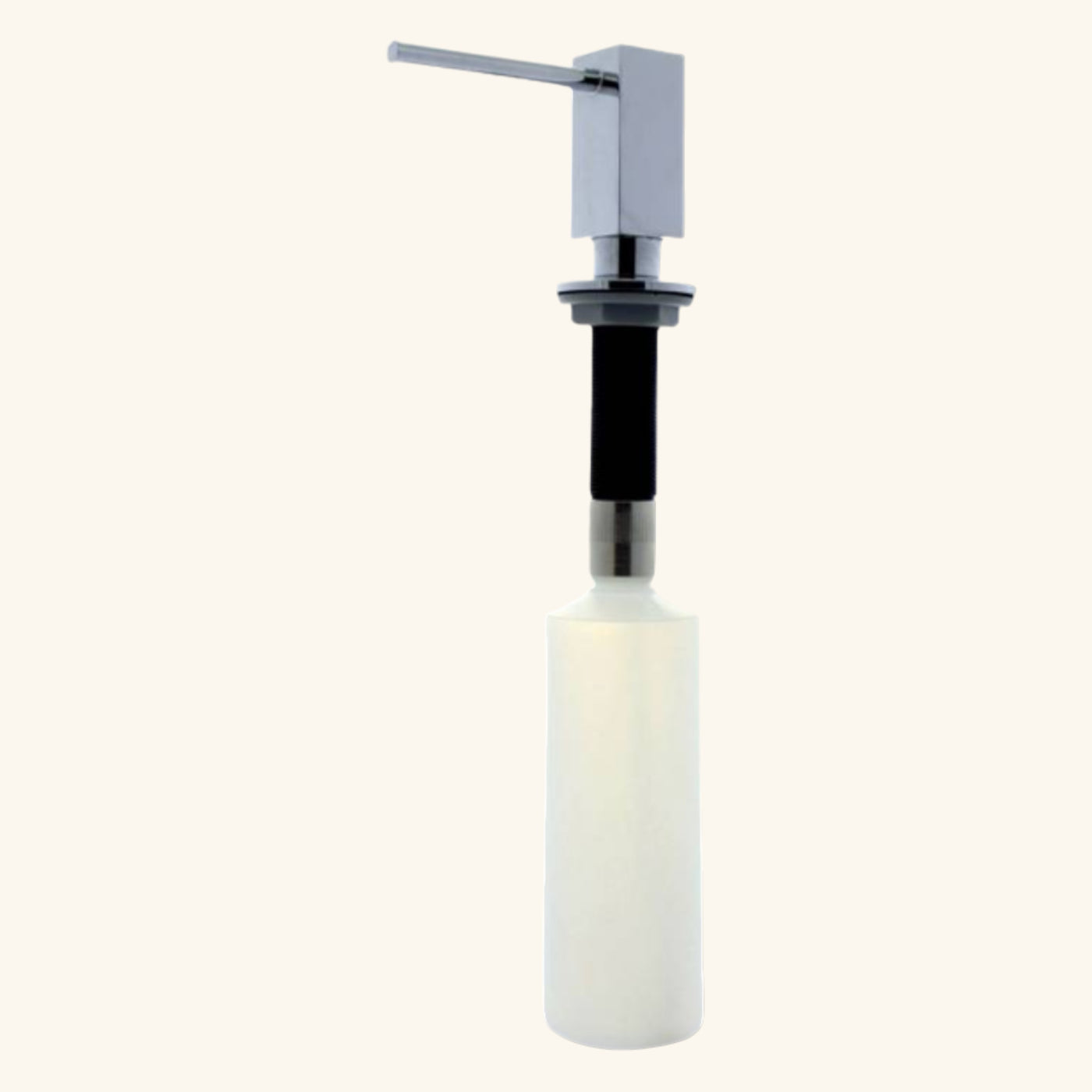 Distributeur savon cuisine encastrable chromé CLEMENT