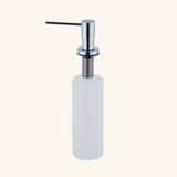 Distributeur savon cuisine encastrable XXL Helika chromé