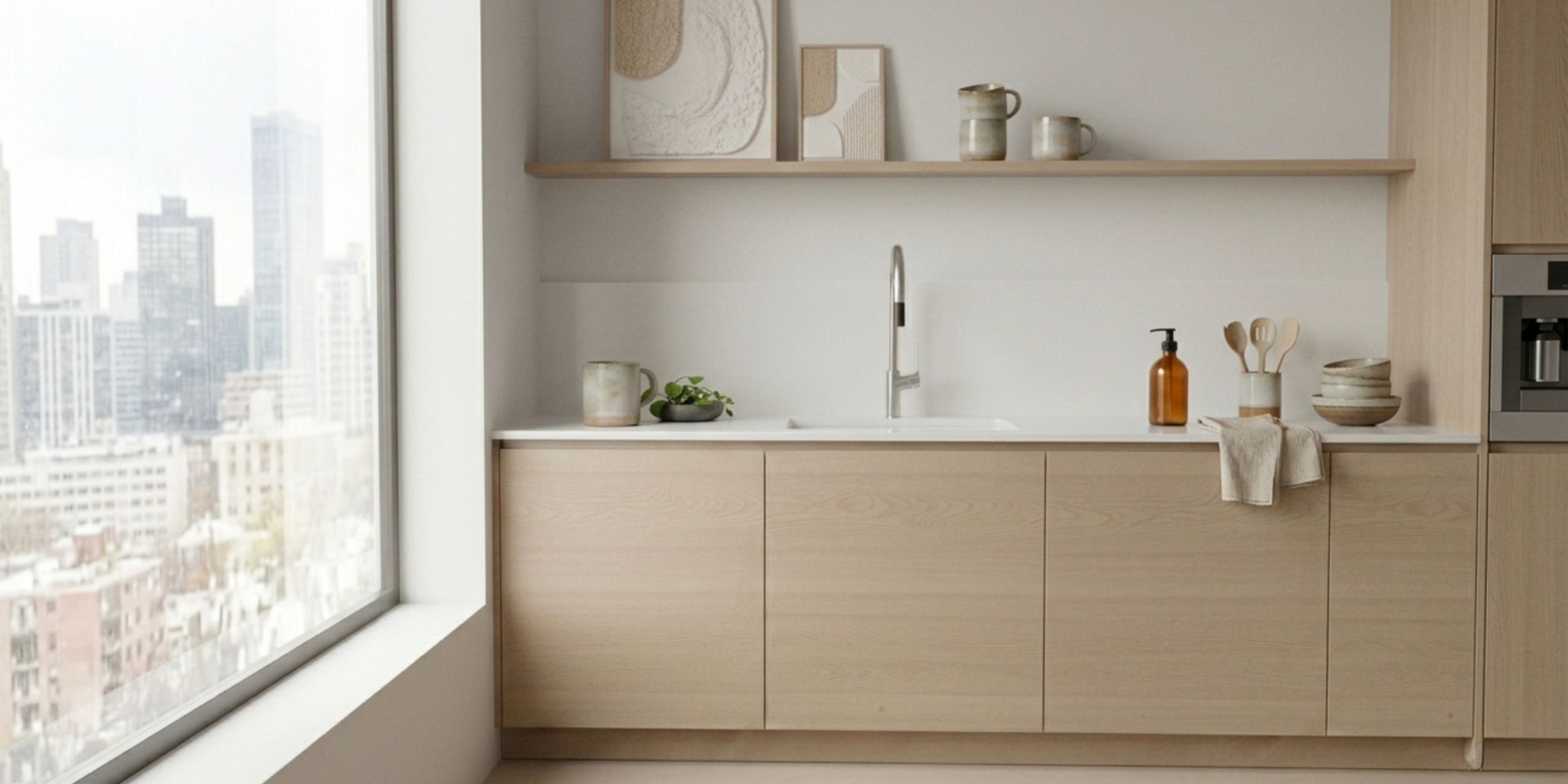 Robinet douchette nickel brossé bec noir VICARIO, mitigeur d'évier au design bicolore contemporain et très ergonomique.