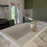 Robinet douchette vintage vieux bronze Chambord ADELIN