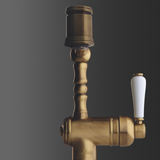 Robinet douchette vintage vieux bronze Chambord ADELIN