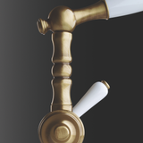 Robinet douchette vintage vieux bronze Chambord ADELIN