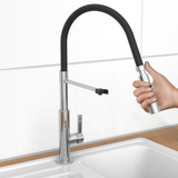 Robinet mitigeur cuisine douchette chromé K4