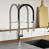 Robinet mitigeur cuisine douchette chromé K4