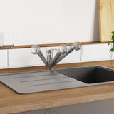 Robinet mitigeur cuisine douchette chromé K2