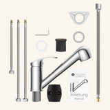 Robinet mitigeur cuisine douchette chromé K2