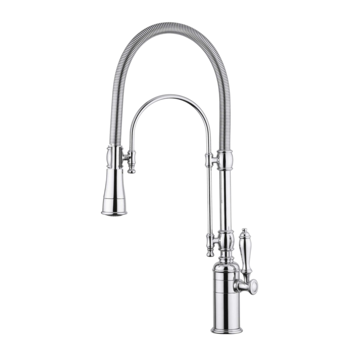 Robinet douchette vintage chromé LUCIEN