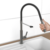 Robinet mitigeur cuisine douchette anthracite K4