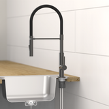 Robinet mitigeur cuisine douchette anthracite K4