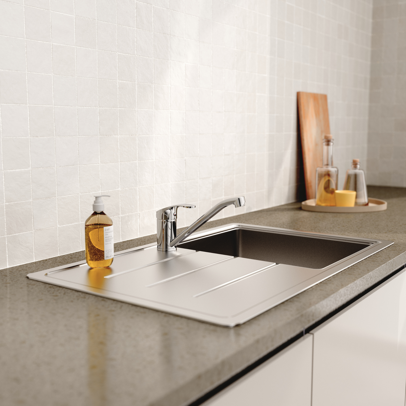 Robinet mitigeur cuisine Instmaier VERA chromé