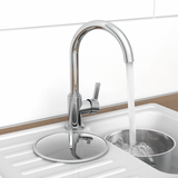 Robinet mitigeur cuisine Instmaier LEONA chromé