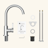 Robinet mitigeur cuisine chromé K3