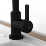 Robinet mitigeur cuisine noir mat K3