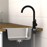 Robinet mitigeur cuisine noir mat K3