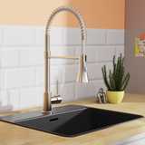 Robinet cuisine douchette inox Eisl LEON