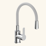 Robinet cuisine gris et chromé Eisl FLEXO