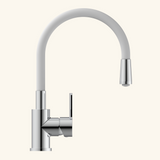 Robinet cuisine gris et chromé Eisl FLEXO