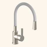 Robinet rabattable gris et inox Eisl FLEXO