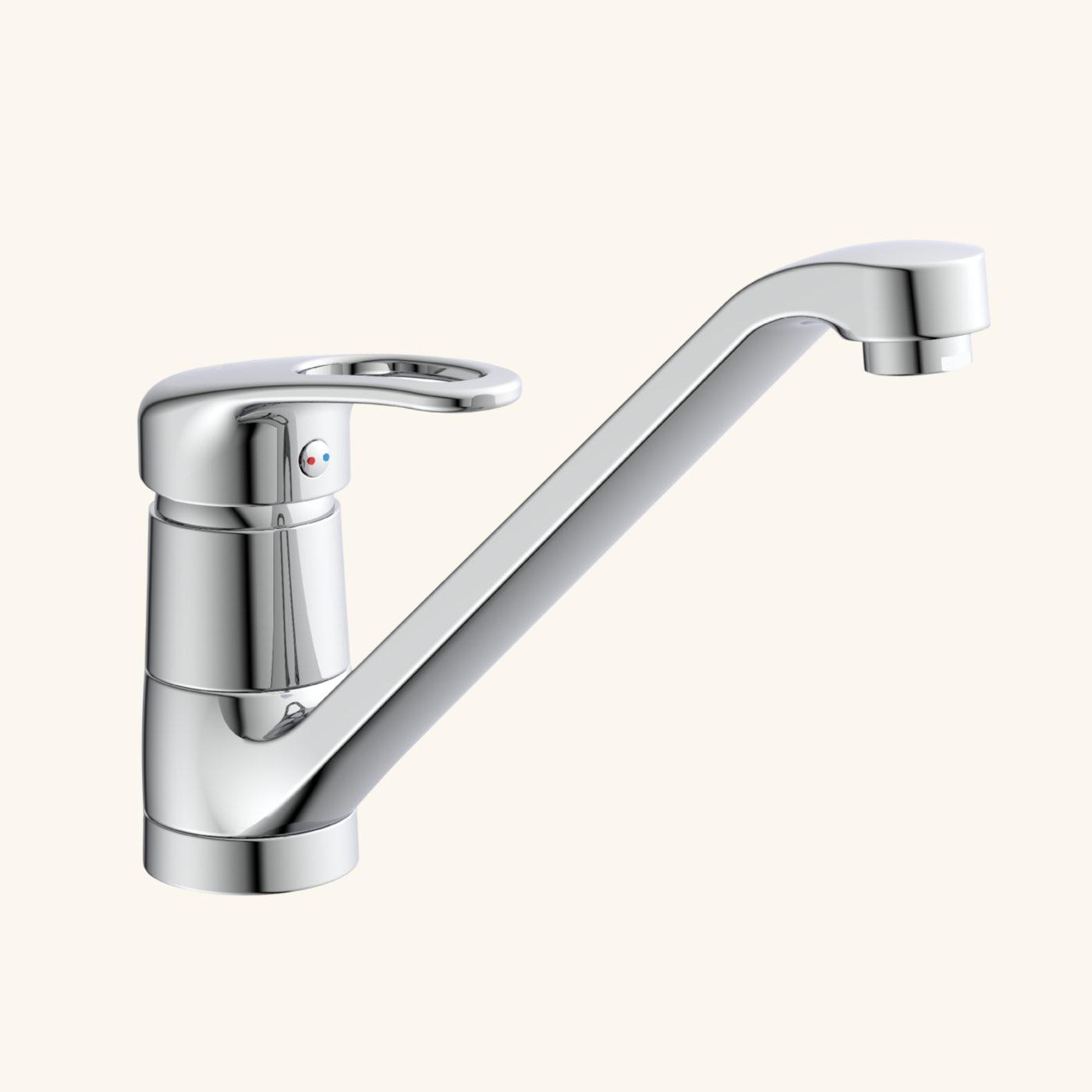 Robinet mitigeur cuisine chromé GRANDE