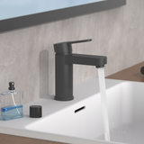 Robinet salle de bain Schütte ELEPHANT noir mat