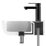 Robinet salle de bain Schütte ELEPHANT noir mat