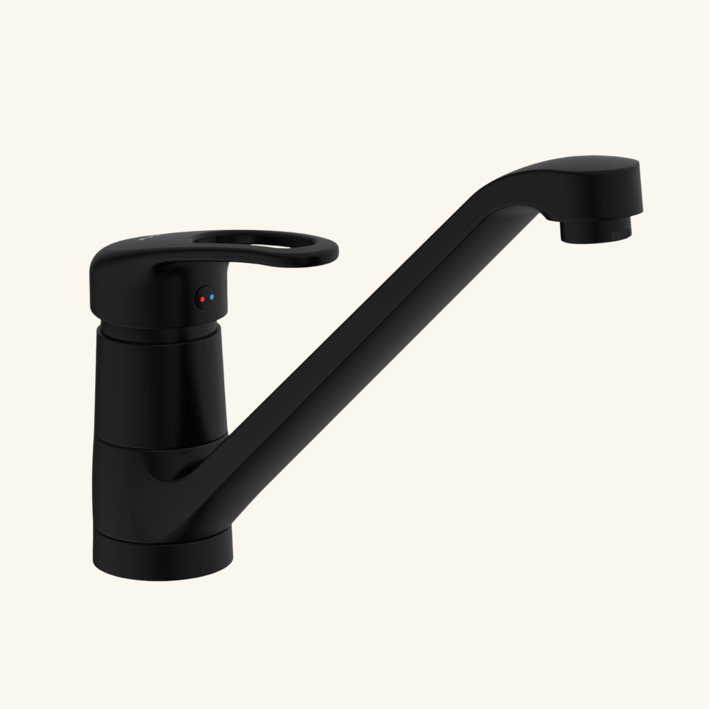 Robinet mitigeur cuisine noir mat GRANDE