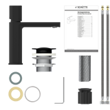 Robinet salle de bain Schütte NEW YORK noir mat