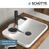 Robinet salle de bain Schütte NEW YORK noir mat