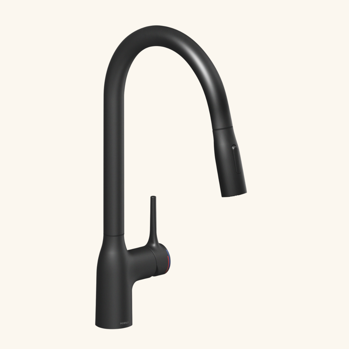 Robinet douchette Luisina CAMILLE noir mat