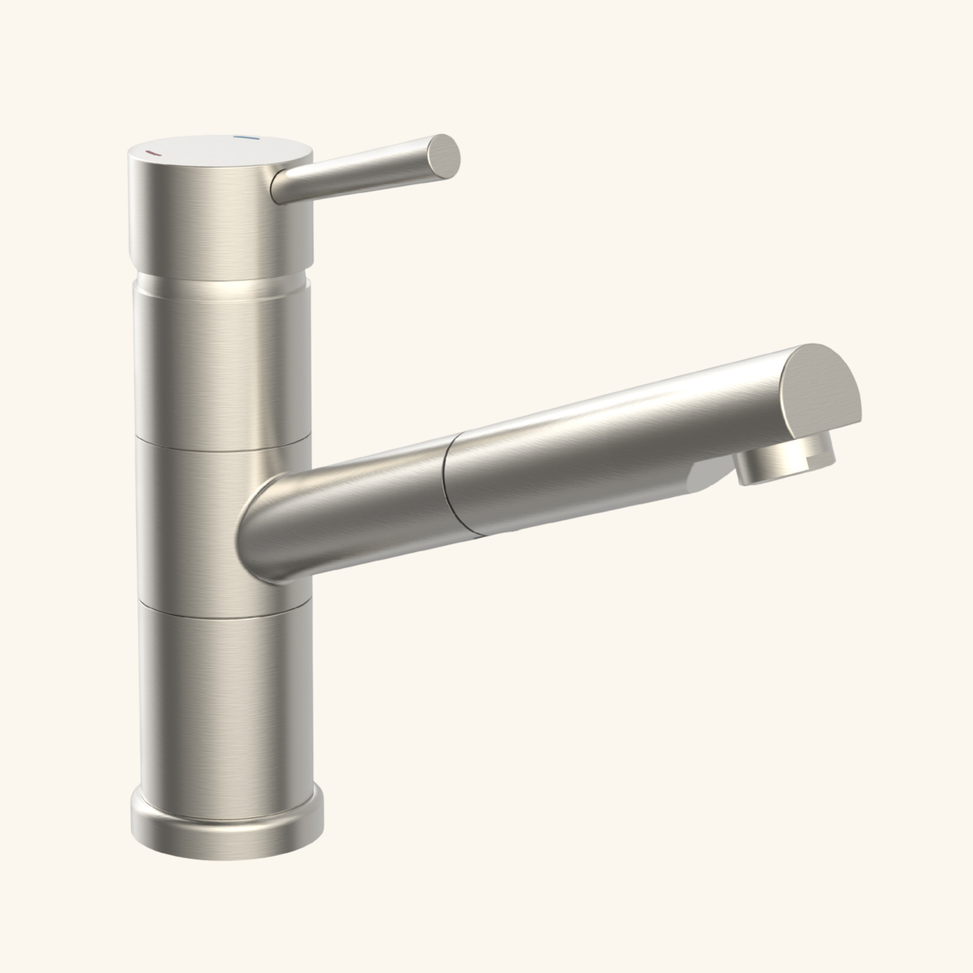 Robinet douchette Schütte UNICORN bec droit inox