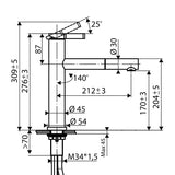 Robinet Douchette en inox massif TOM