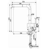Robinet Douchette Luisina chromé MATHILDE