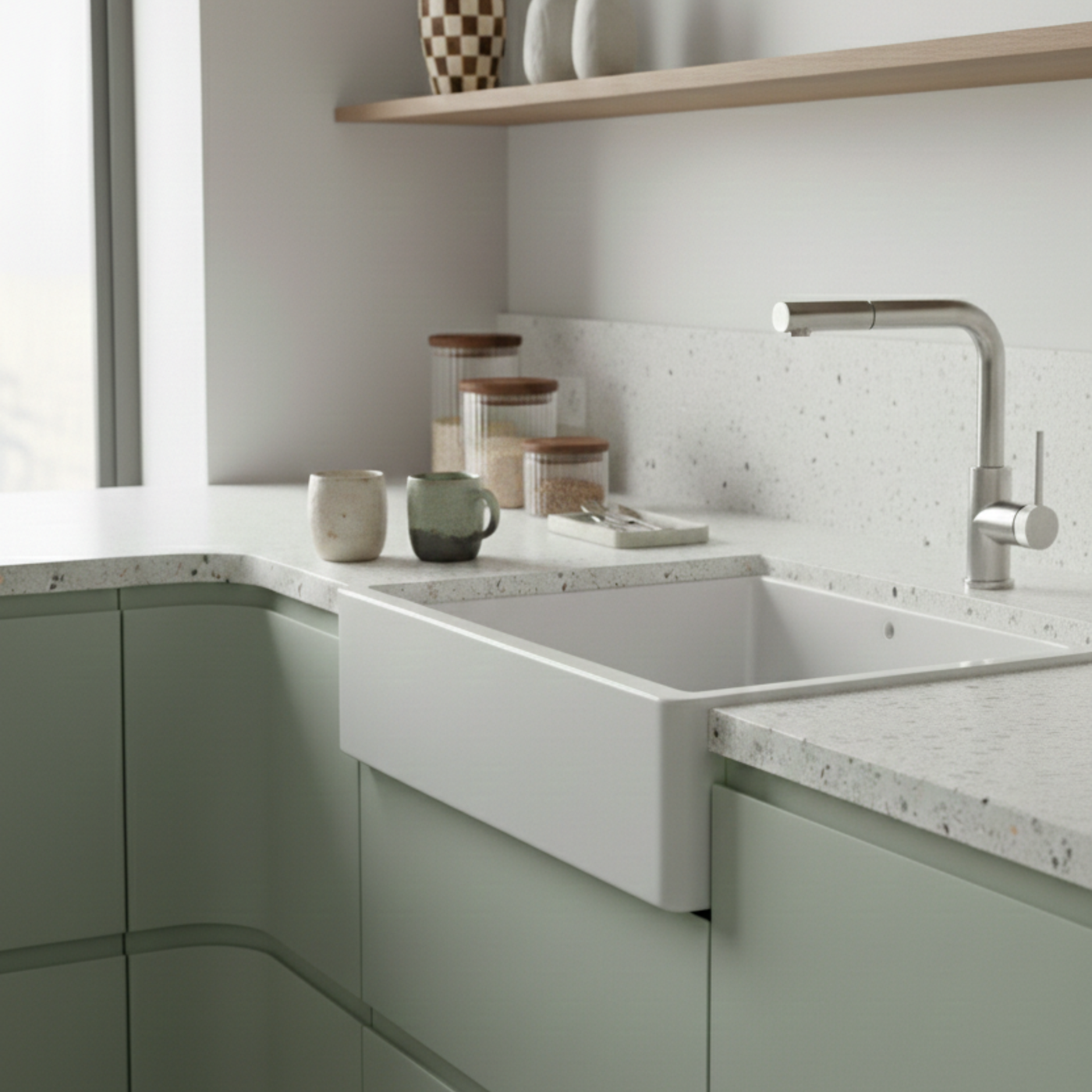 Robinet Douchette Luisina inox massif LOUIS