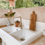 Robinet douchette Luisina inox PVD doré ARCHIE