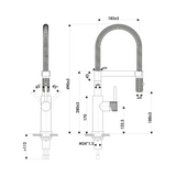 Robinet douchette Luisina chromé GIULIA