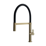 Robinet douchette Luisina inox massif PVD doré MAHÉ