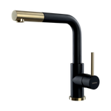 Robinet Douchette Luisina noir et doré LENA