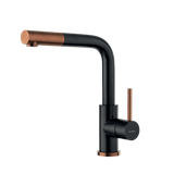 Robinet Douchette Luisina noir et cuivre LENA