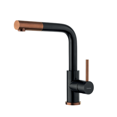 Robinet Douchette Luisina noir et cuivre LENA